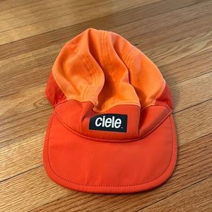 Ciele Cap orange adjustable running hat